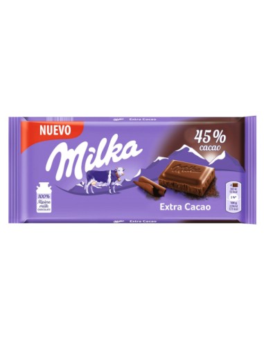 Milka Tab. Cacao 45% 100G(23Uds) Unidad