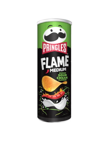 Pringles Flame Sour Cream 160Gr (19Uds) Unidad