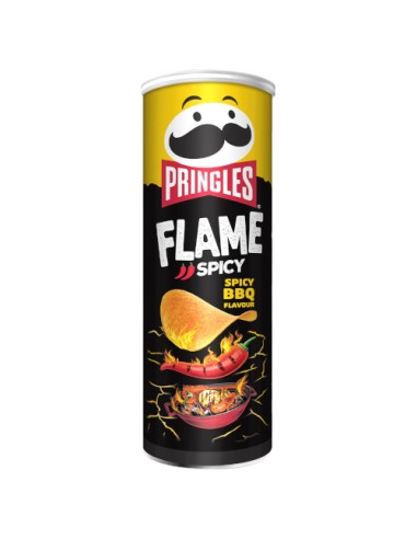 Pringles Flame Spicy Bbq 160Gr (19Uds) Unidad