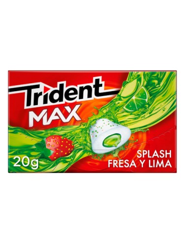 Trident Max Fresa-Lima Splash (16Uds)