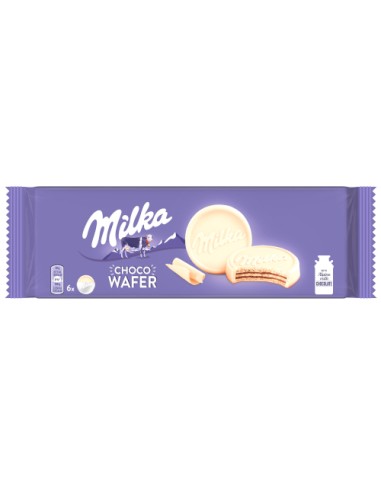 Milka Wafer White 180Gr (18Uds) Unidad
