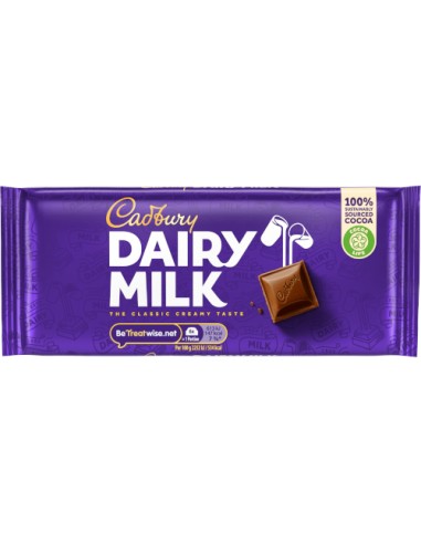 Cadbury Dairy Milk 110G(21Uds) Unidad