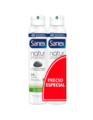 Sanex Desod. Spray Natur Protect Duplo (6Uds)