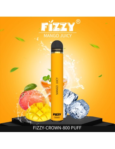 Fizzy Crown Mango Juicy 800 Puffs (10Uds) Unidad