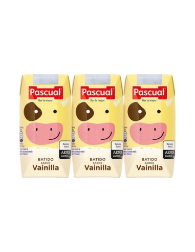 Pascual Bat Vainilla Pack 6X200ml(18Uds) Unidad