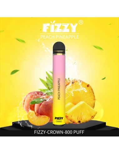 Fizzy Crown Peach Pineapple 800Puffs(10Uds) Unidad
