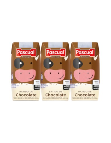 Pascual Bat Choco Pack 6X200ml(18Uds) Unidad